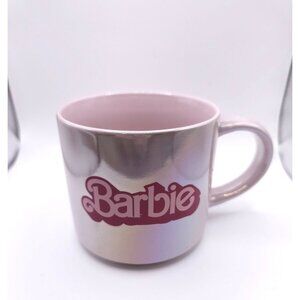 Barbie Iridescent Stoneware Mug 2023 Mattel Exclusive 15 Oz